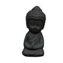 Black Pottery Handcraft Kongfu Tea Pet Decor Buddha Monk Home Decor Craft