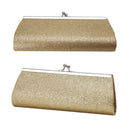 Women Glitter Clutch Purse Evening Party Wedding Banquet Handbag Shoulder B F7R9