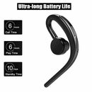 Handsfree Business Bluetooth Headphone With Mic Voice Control Wireless Blue L1Q6