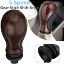 5 Speed MT Car Gear Shift Knob Peach Wood Styling Lever Shifter for Citroen T1N7