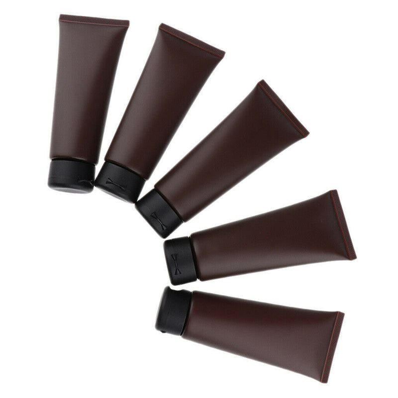 100ml Soft Flip Cap Plastic Empty Squeeze Tube Cosmetic Face Wash Gel Body Hand