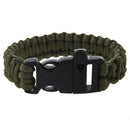 23cm Strap paracord bracelet Survival Parachute Rope with Plastic Buckle -  Q9R5