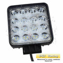 48W Vehicel Headlights 16LEDs Cool White Light Bar 4inch Vehicle Work Light New
