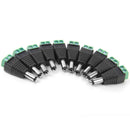 10x DC Power Male Cable Adaptor Plug Wire Connector for CCTV Camera