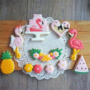 8pcs Flamingo Pineapple Cutter Sugarcraft Cake Decorating Cookies Pastry MouldF9