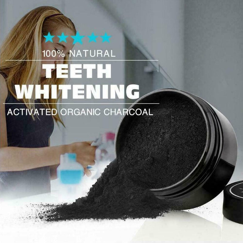 100%ORGANIC ACTIVATED CHARCOAL COCONUT TEETH WHITENING V7Y1 NATURAL CARBO