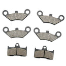3 Pair Semi-Metallic Front and Rear Brake Pads Kits Replacement for CFmoto CF500
