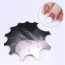 Easy French Smile Line Edge Cutter Schablone Trimmer Nail Art Styling Tool