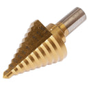 1/4 - 1-3/8 inch Titanium Steel Metal UNI Variable Stepped Down Drill Bit U