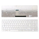 White Spanish Layout Keyboard Frameless For Toshiba Satellite L50-B
