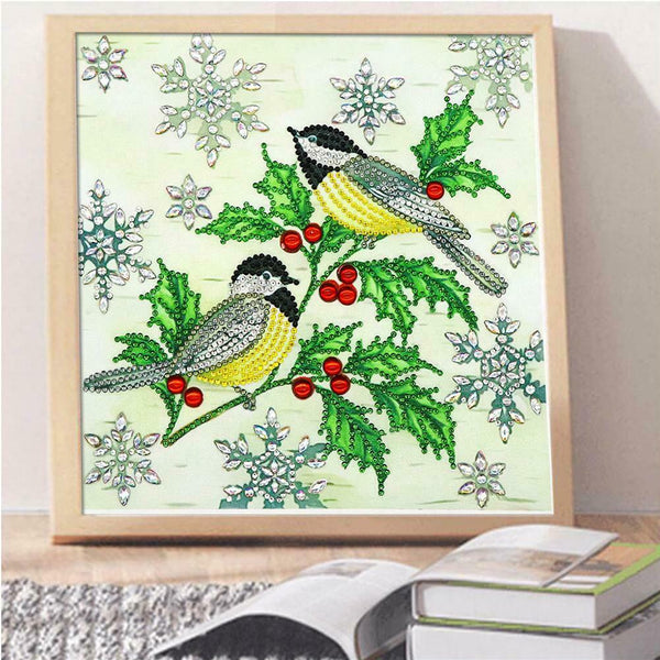 5D DIY Special Shaped Diamond Painting Magpie Cross Stitch Craft Kit Decor