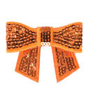 12 Pcs Sequin Bows Knots DIY Applique Accessiories Hairband Cloth DecorationsBX