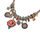 New Gypsy Ethnic Tribal Turkish Boho Chain  Necklace Tassel Pendant Fringeã€%o