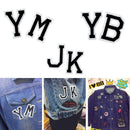 Letter A-Z Embroidered Iron On Patch Sew DIY 26pcs Applique Accessories Nice