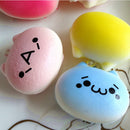 Mini 4cm Cat Bun Cellphone Straps Kids Soft BreadBDoy liau A_3C