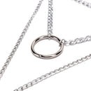 Lock Chain  Multilayer Punk Choker Necklace joker Collar Neck Ring Jewelry S Gw