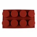 Cavity Round Cylinder Soap Mold Cupcake Silicone Mold Handmade Cylinder Mol D6J8