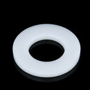 70pcs M2 M2.5 M3 White Nylon Plastic Flat Washers Gaskets Kit Fit Metric Bolt