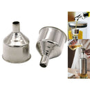 Stainless Steel Mini Spice Herb Perfume Bottle Filler Metal Liquid Flask F Ew