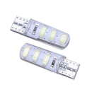 2pcs 5W 6LED 5730 SMD W5W T10 Car Width Light Bulb Silicone LED Lamp