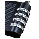 Combination Security Padlock, 4 Digit Resettable Code Lock, Black Pack of 2 H4H7