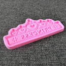 Crown Princess Fondant Cake Mold Sugarcraft Decorating Tool Baking Mould Q1G0