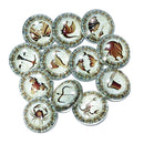 Zodiac Sign Snap Button Sewing Crafts Snappers DIY Crafts Fastener 12pcs
