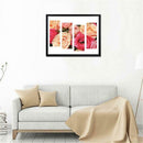 Rose 5D DIY Full Drill Diamond Painting 4-pictures Combination Kits Crafts