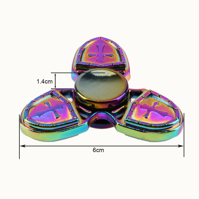 Colorful Fidget Spinner Alloy Hand Spinner for Autism and ADHD Stress