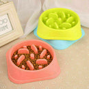 Healthy Dog Cat Pet Interactive Slow Food Feeder Anti Slip Dish Gulp