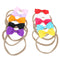 10pcs Children's Nylon Hairbands Bowknot Headwear Elastic Headbands #gib