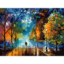 DIY Hand Painted Our Romance Canvas Oil Painting By Numbers Kit w/ Frame