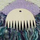 Weaving Loom Comb Handcraft For DIY Woven Tapestry Rug