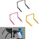 Bicycle Seat Post Back Double Water Bottle Holder Cage Rack Adapter Black