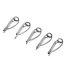 5Pcs Stainless Steel Corrosion resistance Fishing Rod Guide Tip Ring Hook