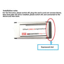 1X(High-Speed 2 Port Hidden Inside USB 3.0 Usb3.0 to Expresscard 34mm Expre