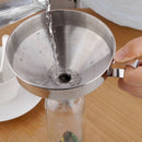 3Pcs/Set Sliver Stainless Steel Wide Mouth Eco-Friendly Kitchen Funnel Easy