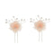 2pcs Wedding Bridal Lace Flower Crystal Beads Pearls Hairpins Hair Clips