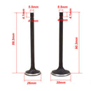 Motorcycle Engine Valve Intake Exhaust Stem Valve For Suzuki Gn125 Gs125 Dr D8Q4