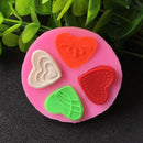 Cake mold love pattern candy silicone chocolate mold handmade soap pudding m .