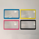 Credit Card Size Magnifier 3x Magnifying Fresnel Lens Pocket Wallet Reading CCC