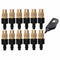 12 Set Copper Adjustable Spray Nozzle Spray Atomization Copper Capillary Ef