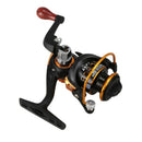 Mini Spinning Reel Winter Ice Fishing Reel 12BB 5.2:1 Left Hand Metal Spool C4V5