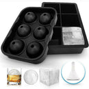 2pcs 6 Grids DIY Silicone Ice Cube Maker Ball Square Whiskey Ice Cube Molds A