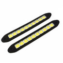 1X 10LED Daytime Running Light DRL COB Strip Lamp Fog Car Driving Waterpr JR BX