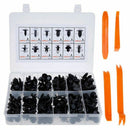 240Pcs Universal Auto Black Nylon Clips Plastic Rivet With 4Pcs Interior Tr