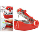 Mini Sewing Machine Handy Portable Stitch Sew Needlework Cordless Tool Set