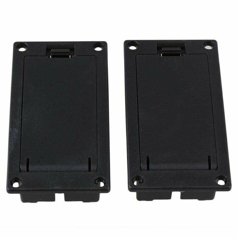 9v Battery Case Box Compartment Cover For Guitar Bass Pack of 2 W1Y3