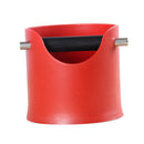 Knock Box Coffee Machine Espresso Recycle with Rubber Bar Container Red