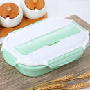 Food Box Stainless Steel Bento Lunch Box Set green R5T8